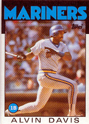 1986 Topps Baseball Cards      440     Alvin Davis